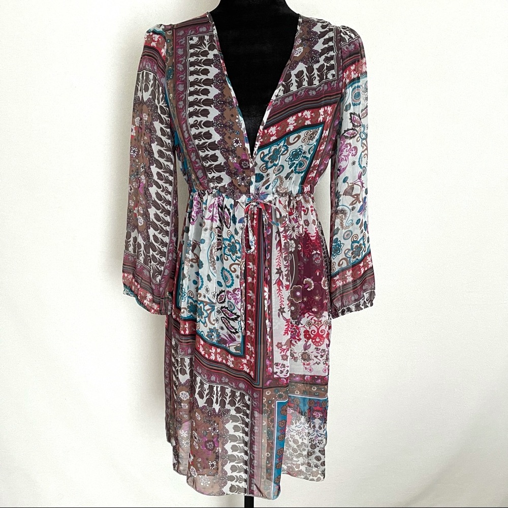 PIKO 1988 Boho Chic Chiffon Dress